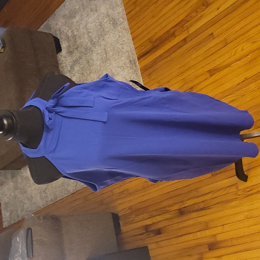 Blue NWT New York & Company Halter Dress